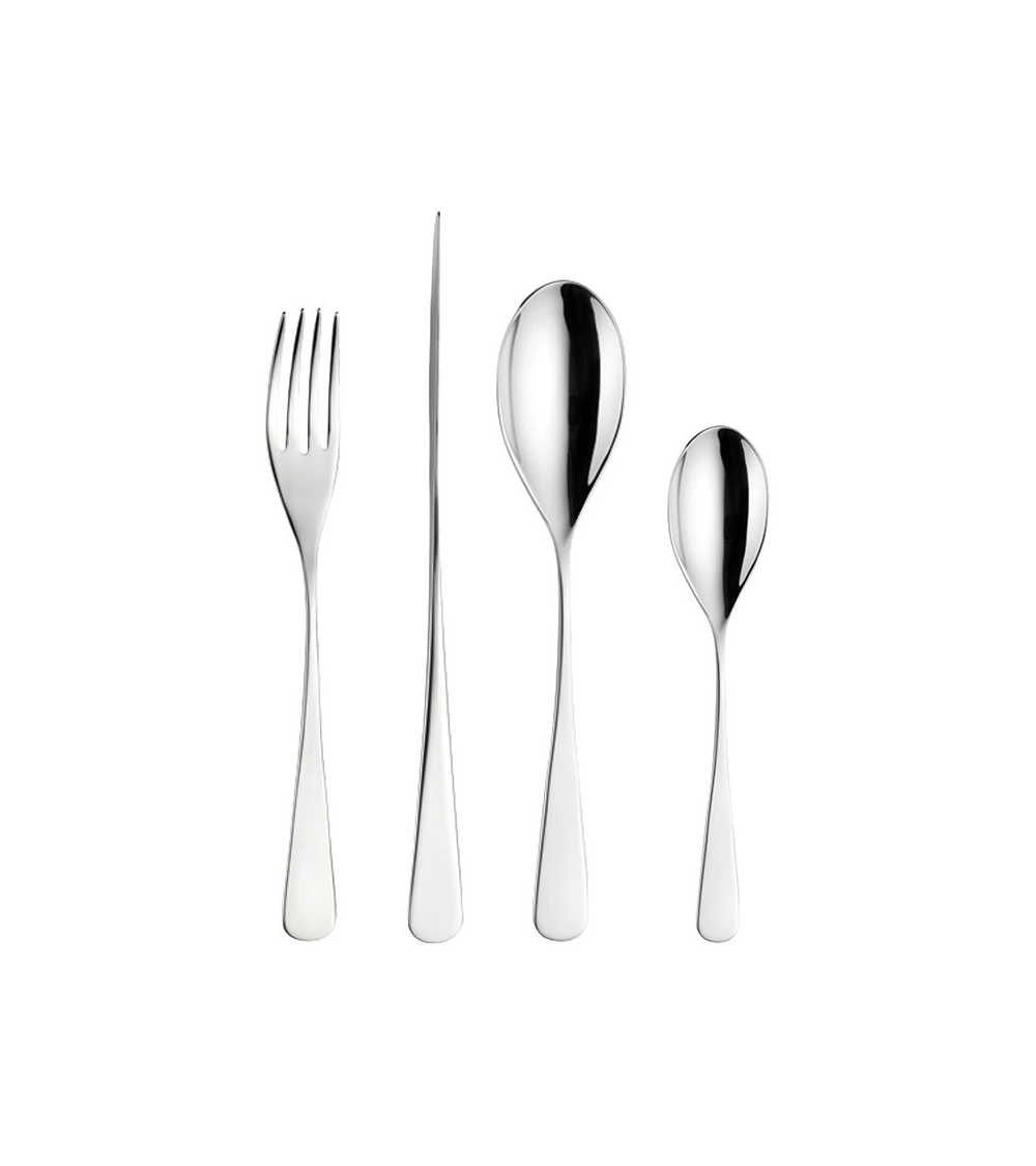 Set Posate da tavola Audrey con manico in acciaio » Vendita Online » Pinti Inox