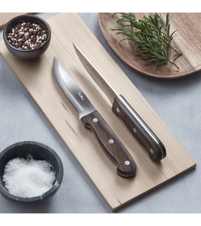 Coltelli da carne P WOOD - 6 Dimensione Regular » Vendita Online » Pinti Inox