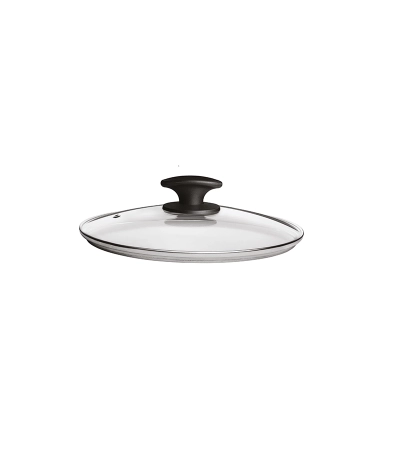 Coperchio K-black in vetro con pomolo nero » Vendita Online » Pinti Inox
