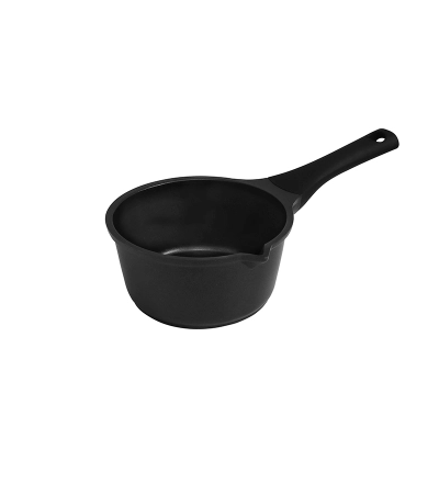 Casseruolino da 16cm un manico serie Evo in alluminio antiaderente nero
