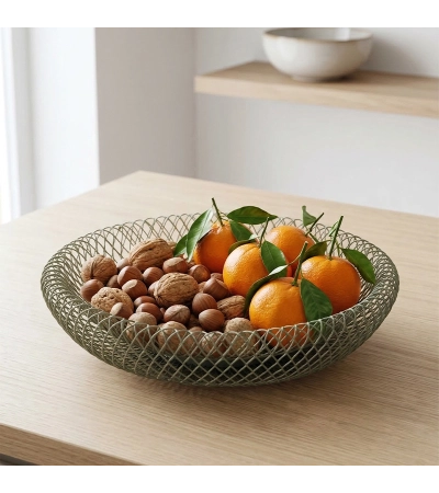 Cesta Caleido in Metallo | Design Moderno per Tavola » Pinti Inox