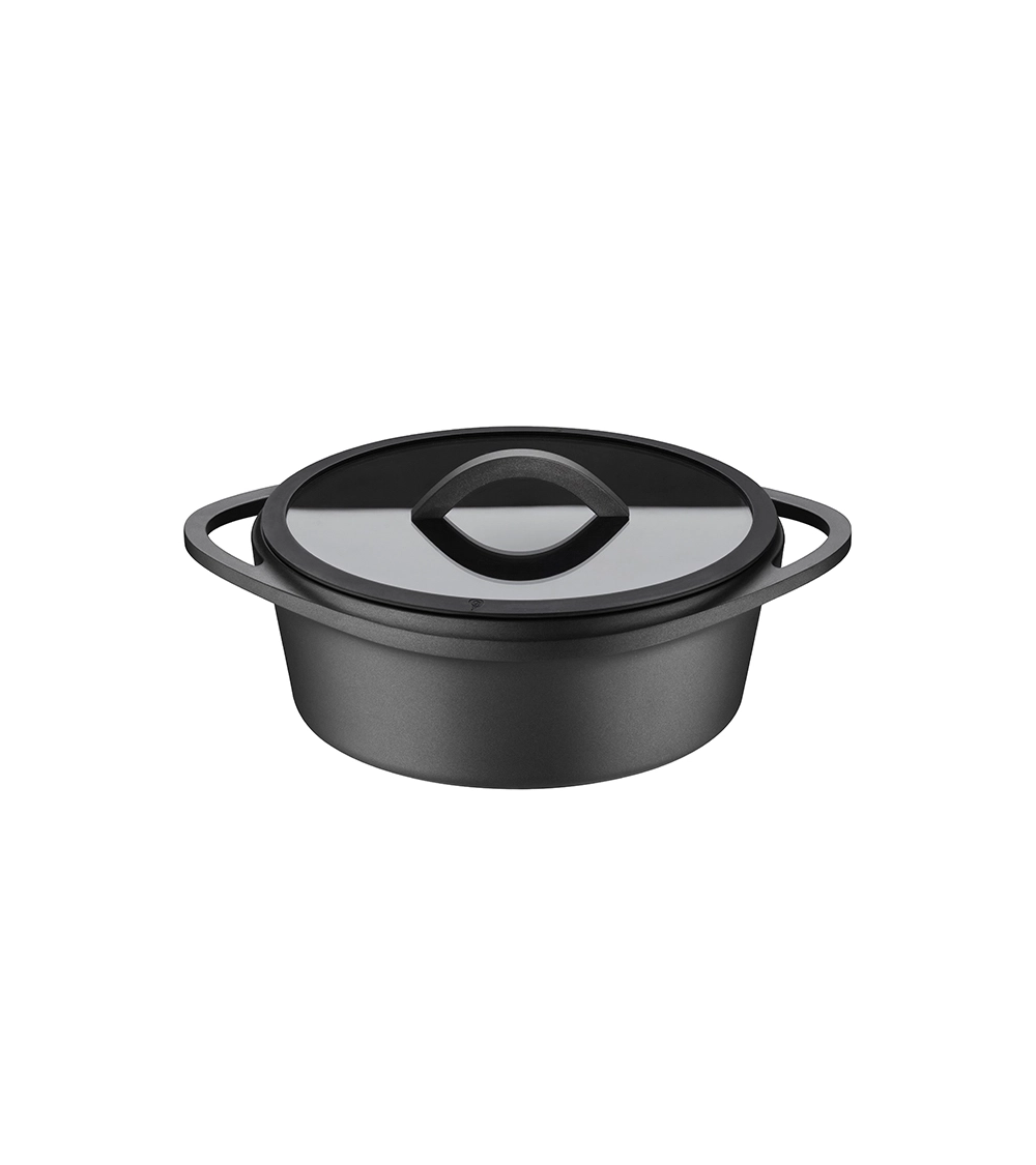 Casseruola alta FUSIONI con coperchio - Alluminio con rivestimento interno antiaderente » Pinti Inox