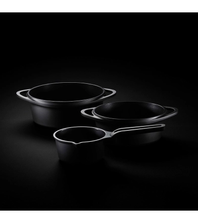 Casseruola alta FUSIONI con coperchio - Alluminio con rivestimento interno antiaderente » Pinti Inox