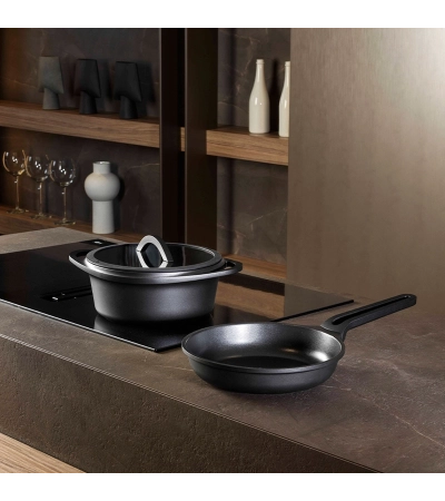 Casseruola alta FUSIONI con coperchio - Alluminio con rivestimento interno antiaderente » Pinti Inox