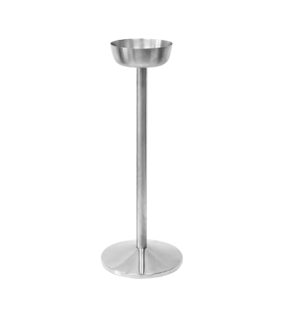 Audrey Champagne Bucket Stand | Space-Saving Steel Design | Pinti Inox
