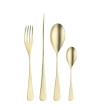 Set Posate da tavola Audrey in acciaio satinato champagne » Vendita Online » Pinti