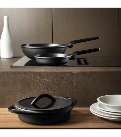 FUSIONI EcoTech frying pan with handle - Made of aluminum with internal PFAS free non-stick coating » Online Shop » Pinti Inox