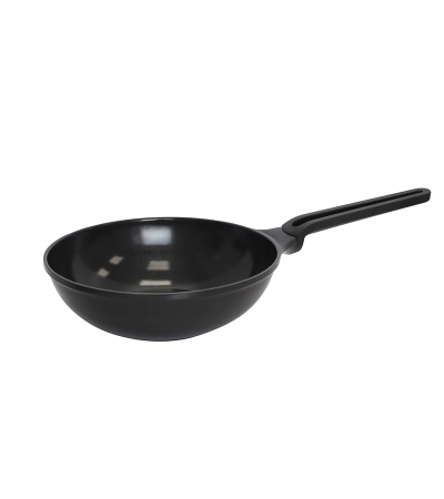 FUSIONI EcoTech wok with handle - Made of aluminum with internal PFAS free non-stick coating » Online Shop » Pinti Inox