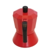 Caffettiera Moka Capri per induzione rossa in alluminio per alimenti » Vendita Online » Pinti Inox