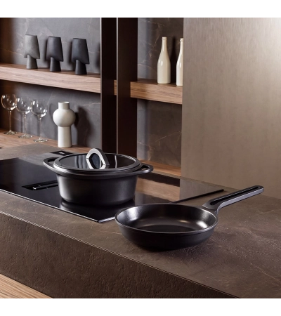 Casseruola alta FUSIONI Ecotech con coperchio - Alluminio con rivestimento interno antiaderente » Pinti Inox