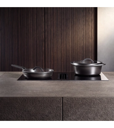 FUSIONI EcoTech deep casserole with lid - Made of aluminum with internal non-stick coating » Online Shop » Pinti Inox