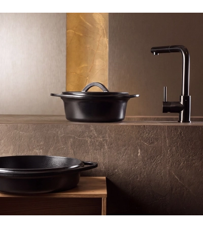 Casseruola bassa FUSIONI EcoTech con coperchio Alluminio con rivestimento interno antiaderente senza PFAS » Pinti Inox