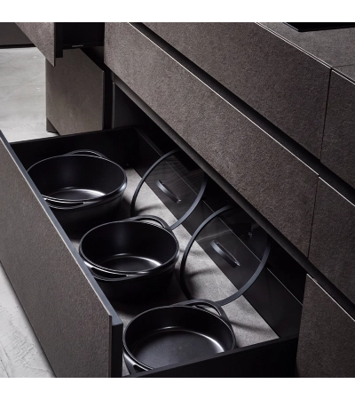 Casseruola bassa FUSIONI EcoTech con coperchio Alluminio con rivestimento interno antiaderente senza PFAS » Pinti Inox