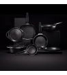 FUSIONI EcoTech grill pan with handle - Made of aluminum with internal PFAS free non-stick coating » Online Shop » Pinti Inox
