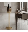 Colonna Porta Secchiello Audrey in Acciaio - Design Salvaspazio » Pinti Inox