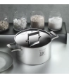 Casseruola alta 3.0 in trimetallo con coperchio » Vendita Online » Pinti Inox