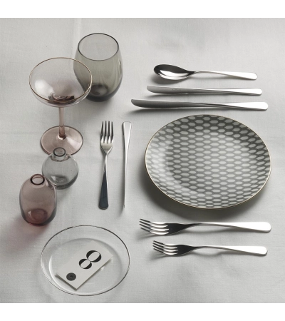 Audrey cutlery with steel handle (12 pieces) » Online Shop » Pinti Inox