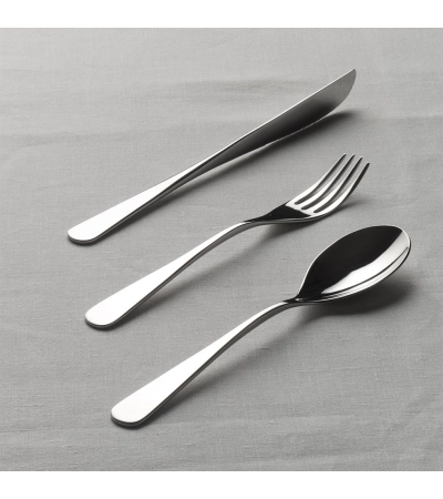 Set Posate da tavola Audrey con manico in acciaio » Vendita Online » Pinti Inox